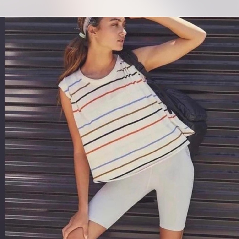 Striped Sleeveless Top